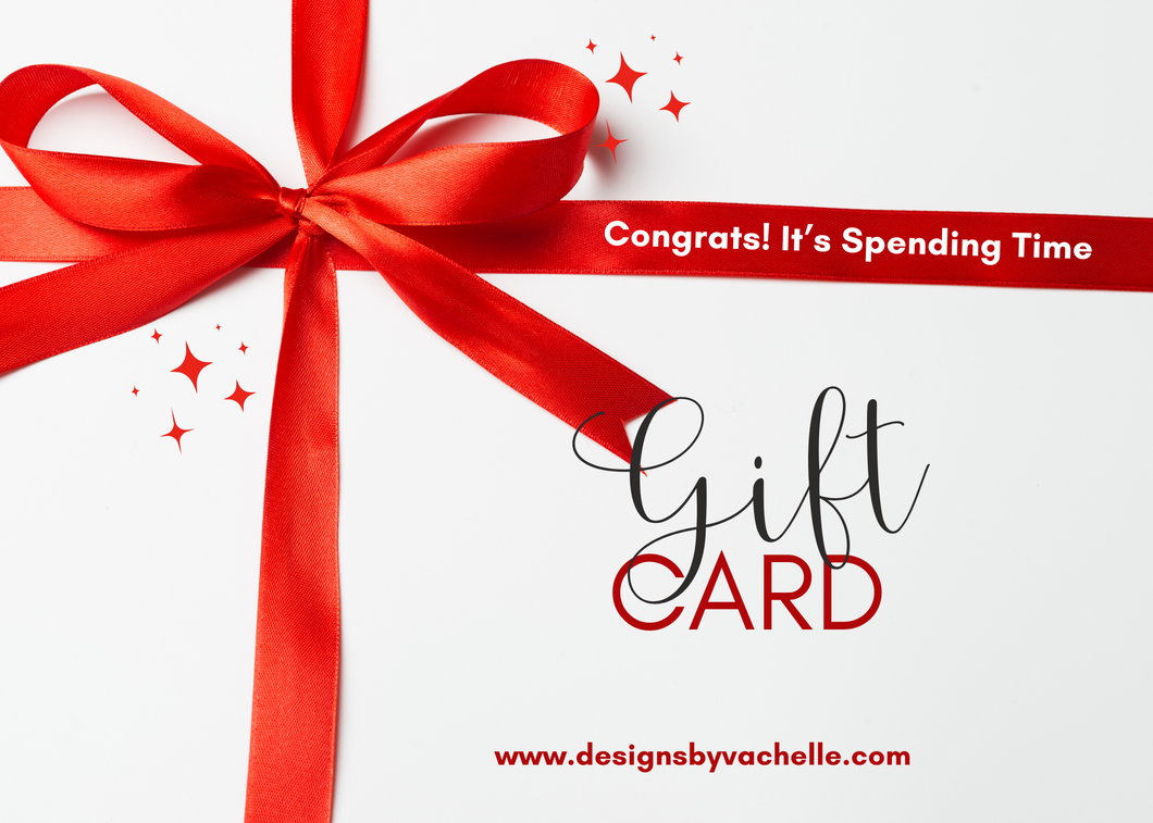 Give the Gift of Creativity with a Designs by Vachelle Gift Card!